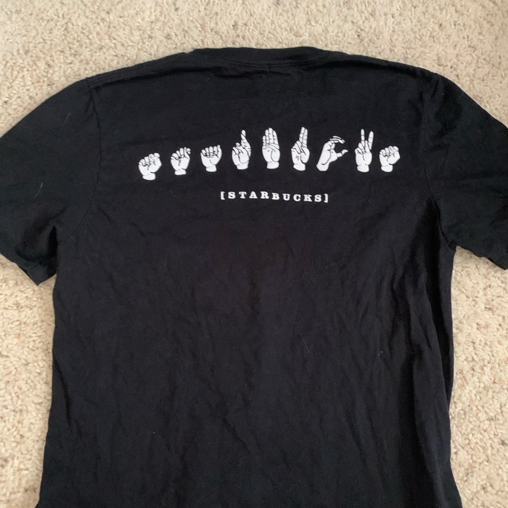 Starbucks Sign Language Graphic T
